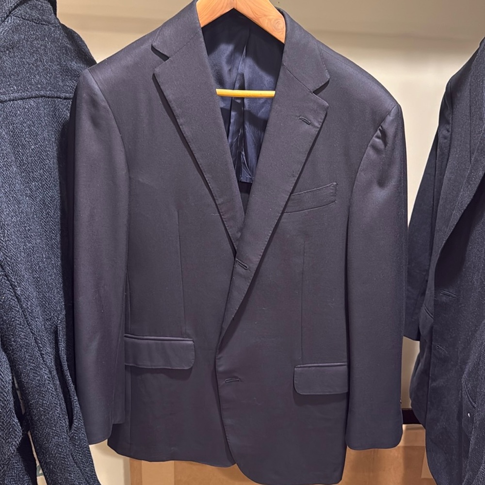 Sid Mashburn Navy Blue Sport Coat Blazer